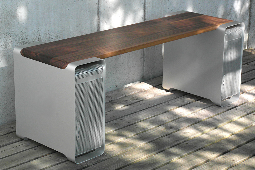 geiger apple power G5s into contemporary furniture