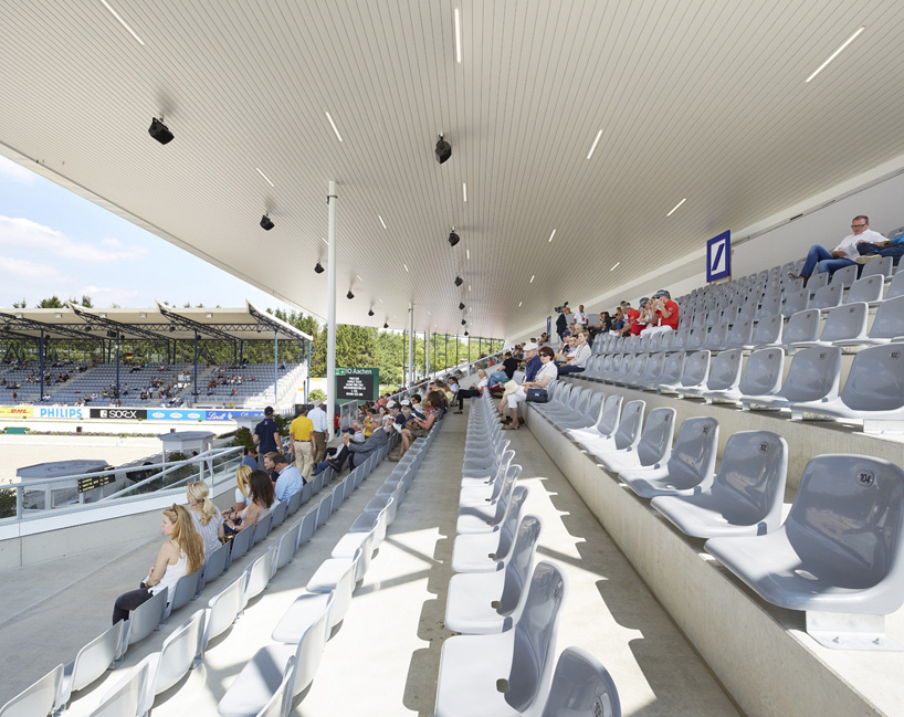 dressage stadium extension by kadawittfeldarchitektur in germany