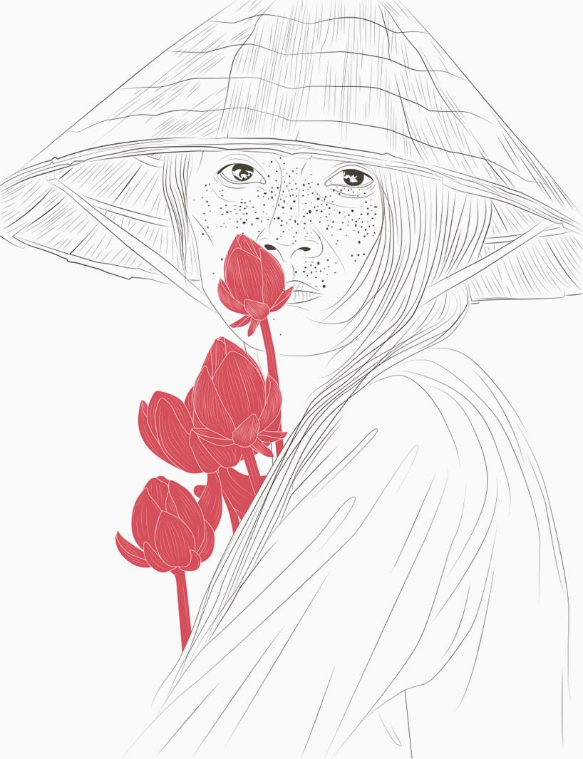 maria umievskaya adds ancient drawings to modern japanese ...