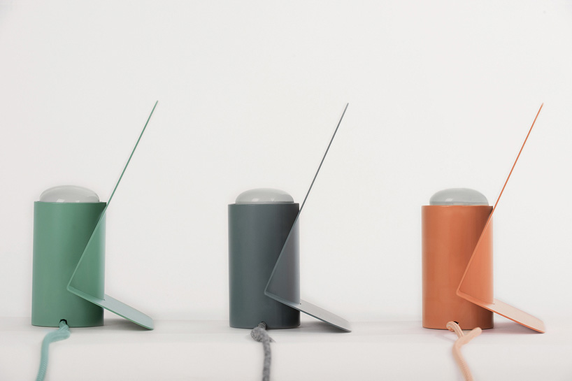 minimal vela aluminum table lamp by mario alessiani for 