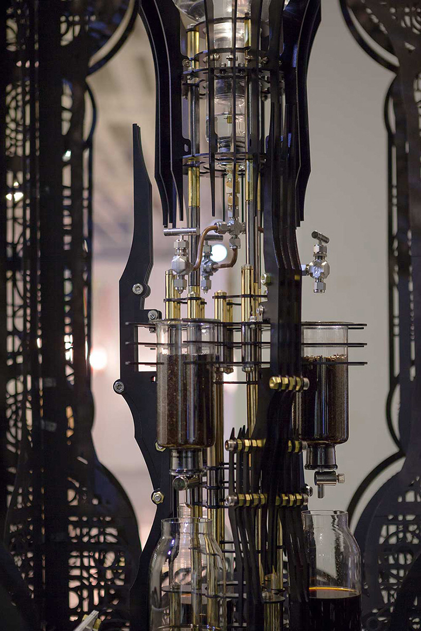 dutch lab unveils AKMA steampunk coffee machine based on