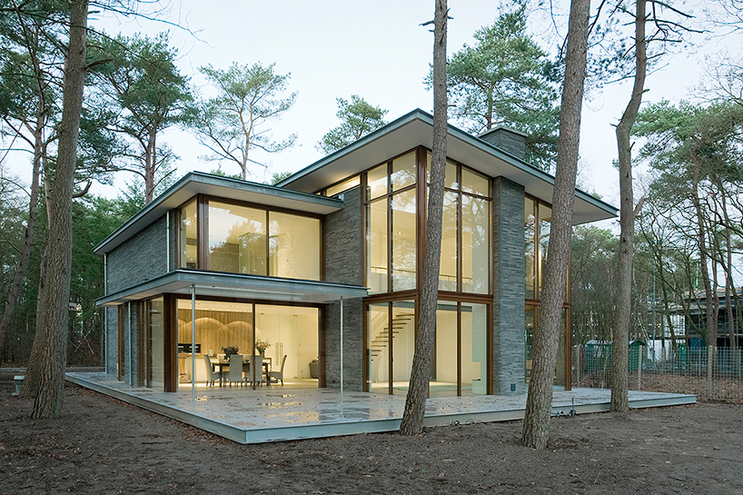 brick residence by engel architecten blends in with dutch landscape