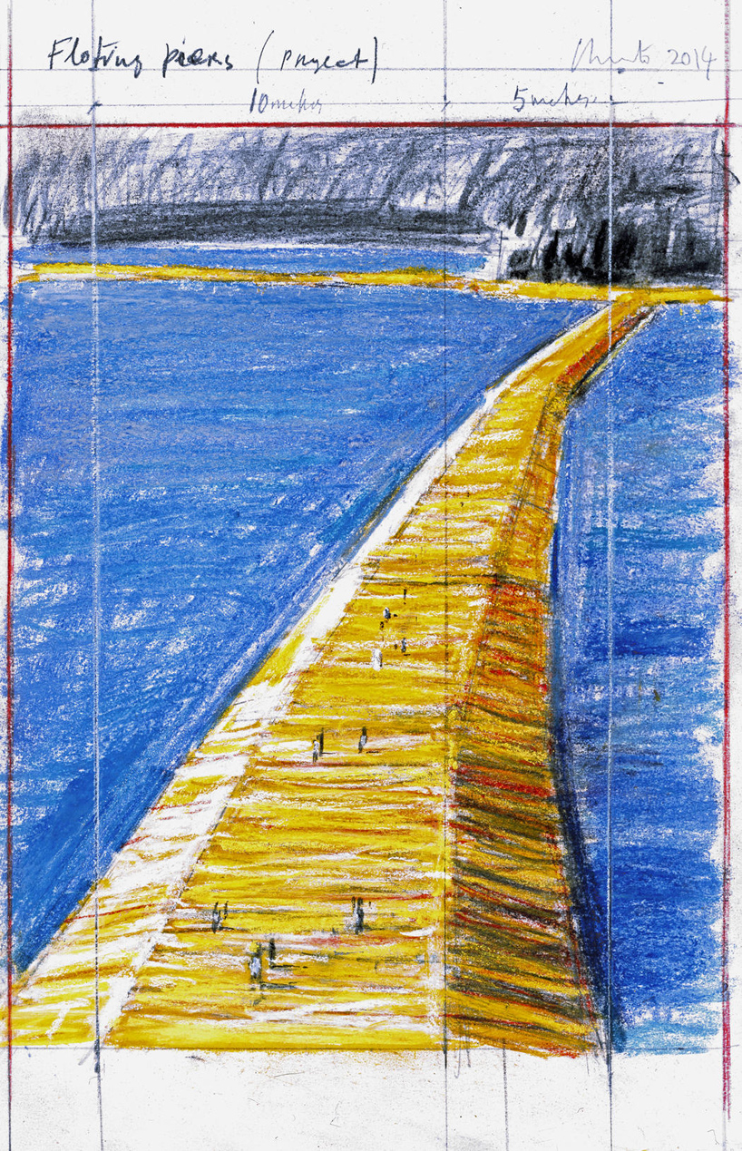 christo piers iseo christojeanneclaude pier foules emballe elaee