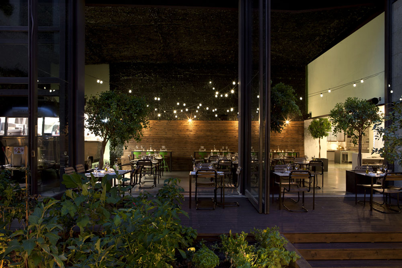 AK-A architects immerses diners with greenery in 48 urban ...