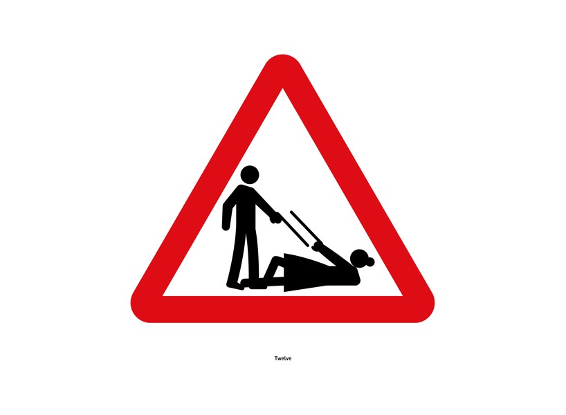 Graphic Designers Reimagine The Elderly People Road Sign