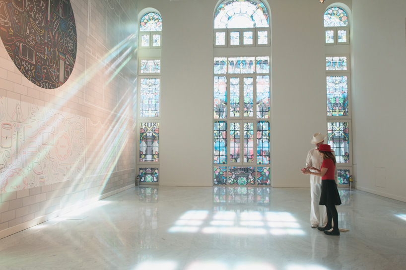 work for job form f studio faena art the inside disco center a installs roller job