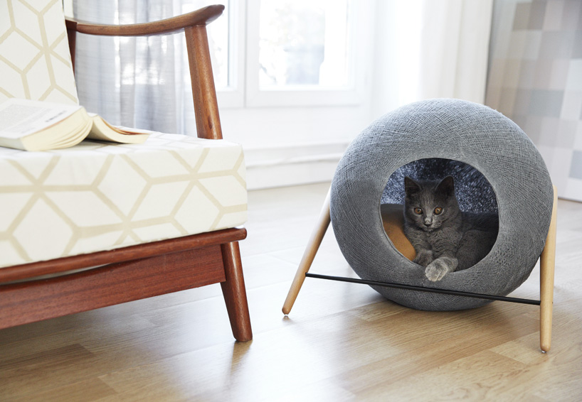 meyou crafts feline furniture for the contemporary cat - Meyou Paris Cat Furniture Designboom 03