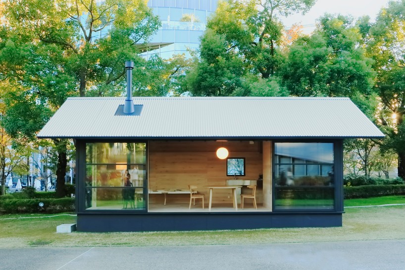 naoto fukasawa's muji hut embodies his idea of peacefulness