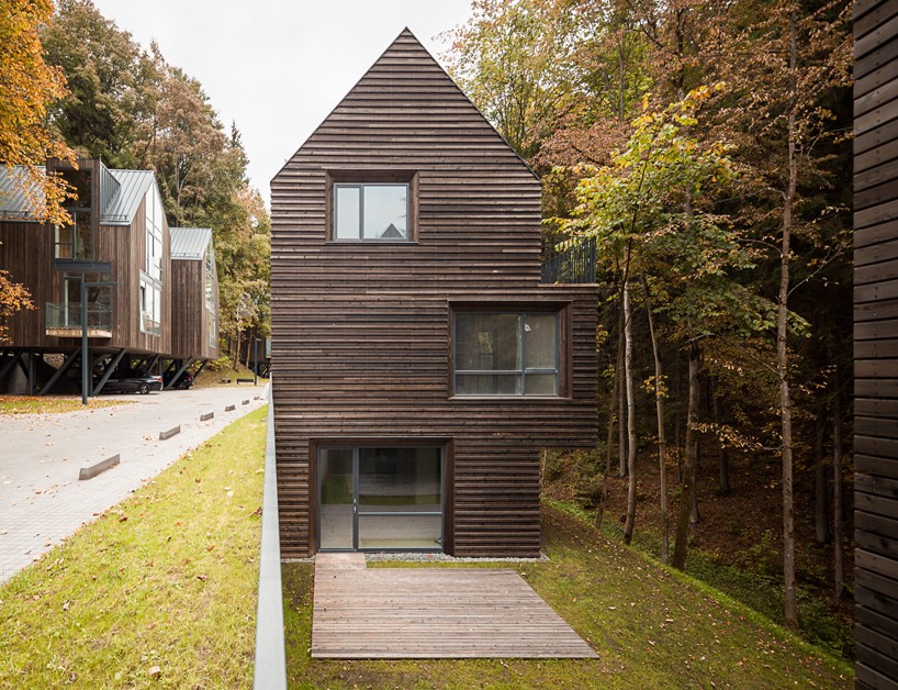 paleko plazma nestles wooden housing development in a 