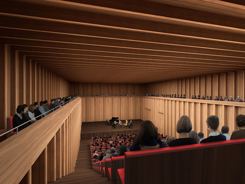 david chipperfield to complete carmen w rth forum in germany