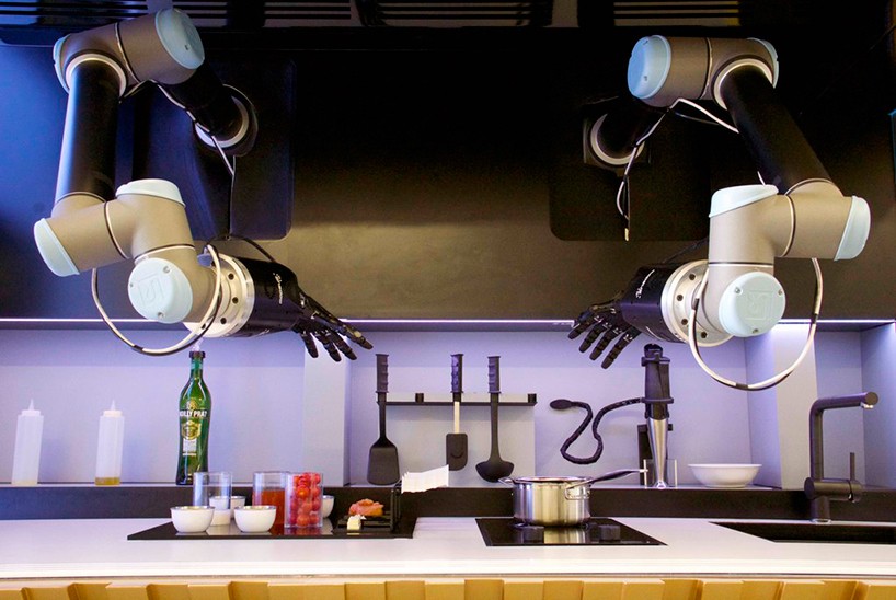 OctoChef: Robot for Kitchen Tasks  Kitchen robot, Robot, Kitchen aid mixer