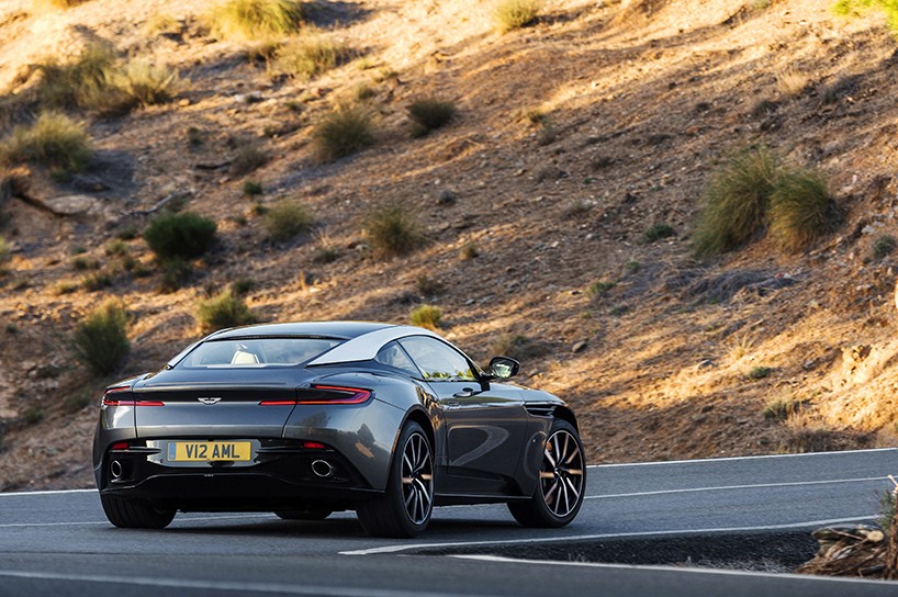 aston martin DB 11 at the 2016 geneva motor show