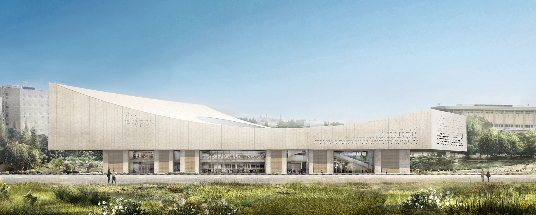 herzog & de meuron: national library of israel breaks ground