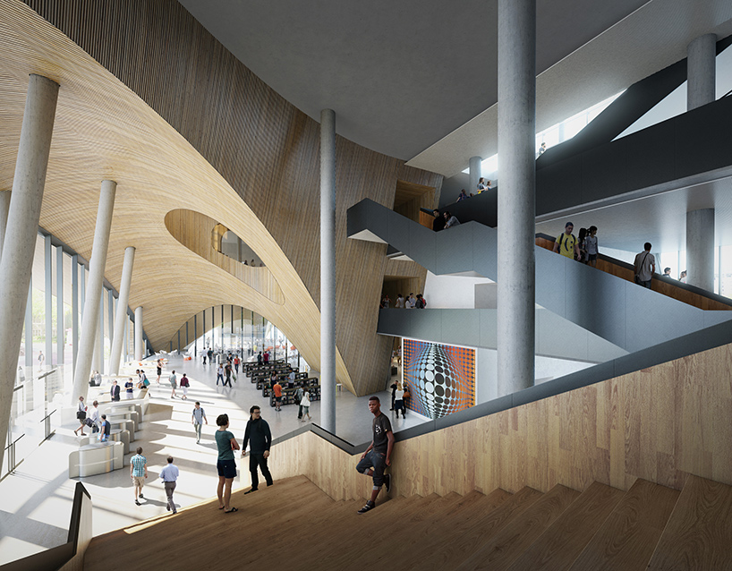 snøhetta reveals new images of temple university library