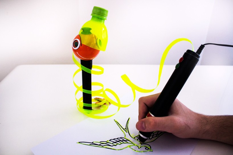 renegade' is the pen that recycles plastic bottles into 3D printed