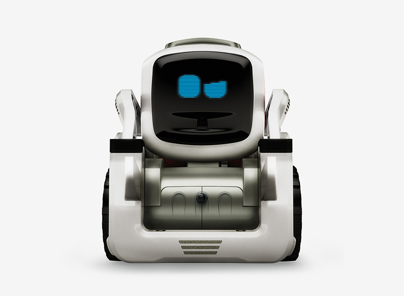 anki cozmo robotic companion has an animated face displayed on a CRT ...