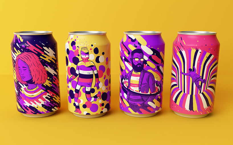 lucas wakamatsu's animated soda cans pop with personality