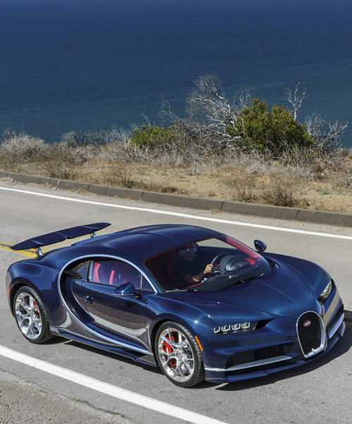 bugatti presents chiron at the quail motorshow in monterey