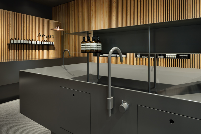 torafu architects design aesop sendai in japan