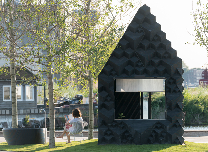 The Bio Plastic Material Employed In This Compact Retreat Can Be