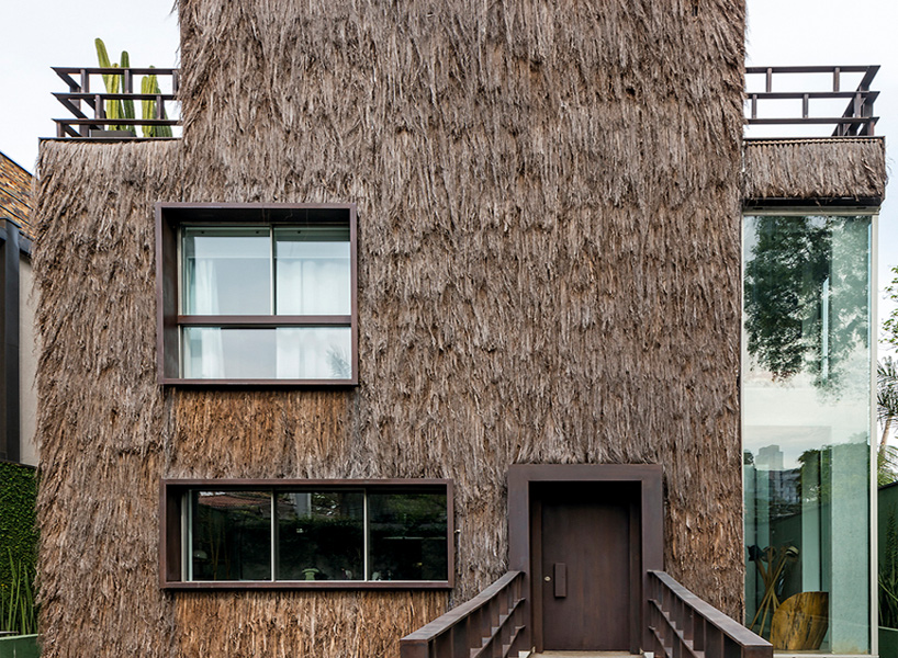 campana brothers clad family home in são paulo with natural palm fibers