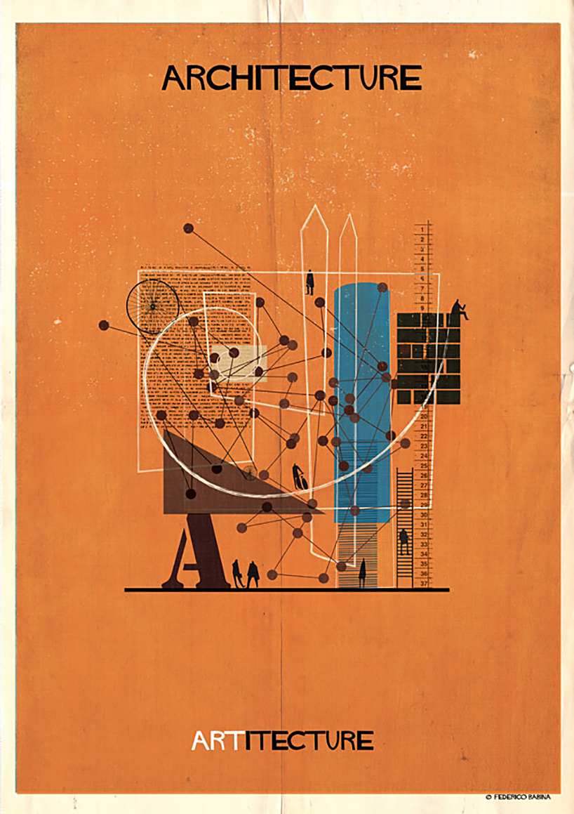 federico babina imagines art forms as architectural inventions