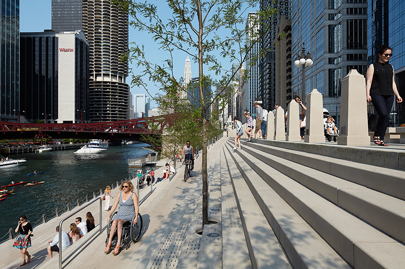 chicago riverwalk phase 3 ross barney architects sasaki associates designboom 04