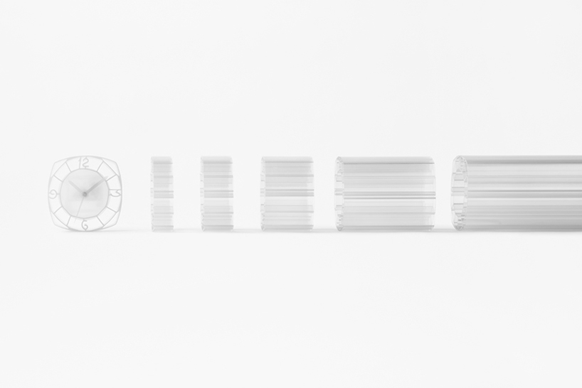 nendo s slice of time literally cuts a few seconds off your day