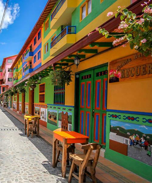 jessica devnani's saturated streetscapes capture colombia's colorful ...