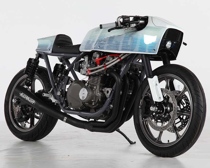 project Z caf  racer custom motorcycle  by sur les chapeaux 