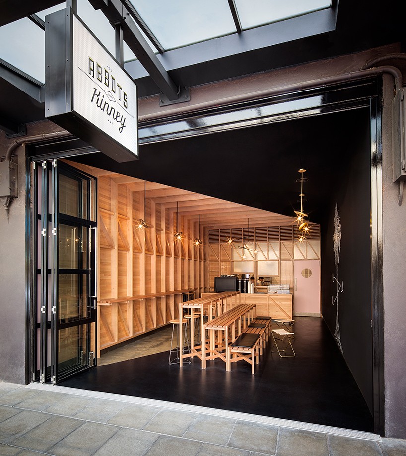 Studio Gram Diagonally Divides Adelaide Cafe Into Two