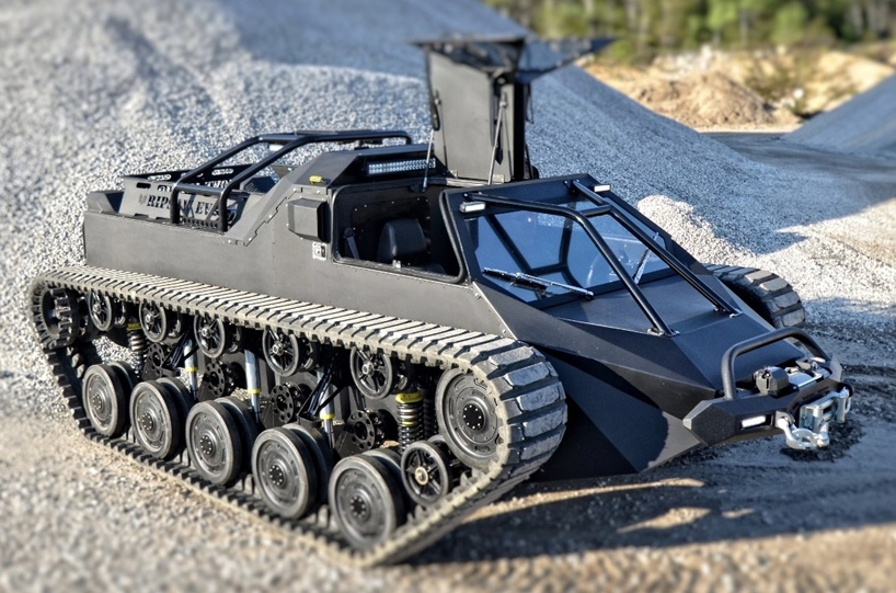 ripsaw EV2 dual track luxury off-road vehicle