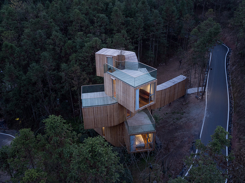 Qiyunshan Tree House Hotel In China By Bengo Studio