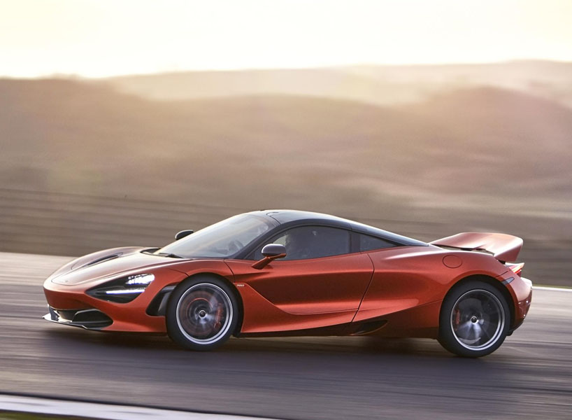 mclaren 720S supercar's dihedral doors channel air to cool the engine