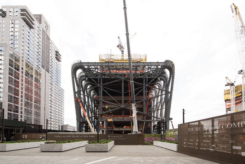 'the shed' by DS+R and rockwell group takes shape in new york