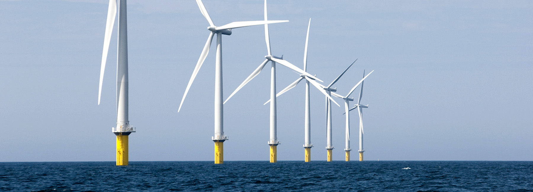 world’s largest wind turbines start spinning off the UK coast