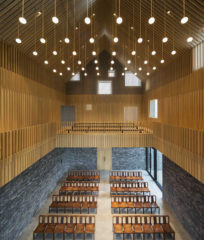 neri & hu completes suzhou chapel as a floating white box