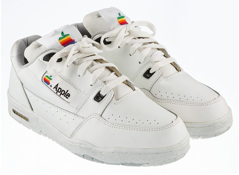 retro apple sneakers cross a 90's macintosh classic with a pair of air  force 1s