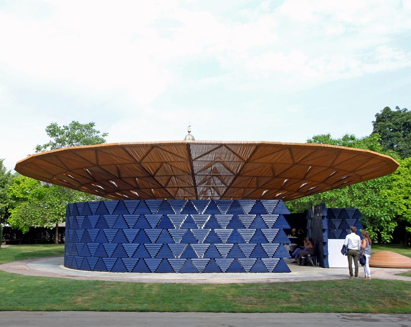 francis kéré's 2017 serpentine pavilion opens in london's hyde park