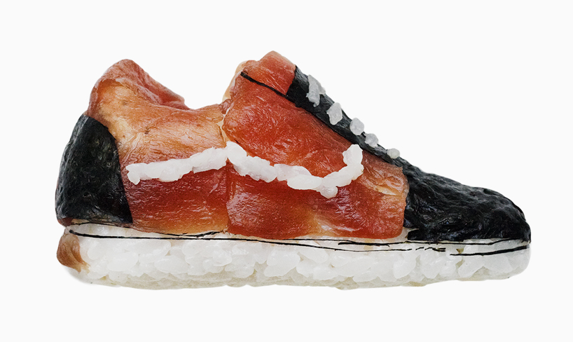 sushi sneakers are taking fish from food to footwear