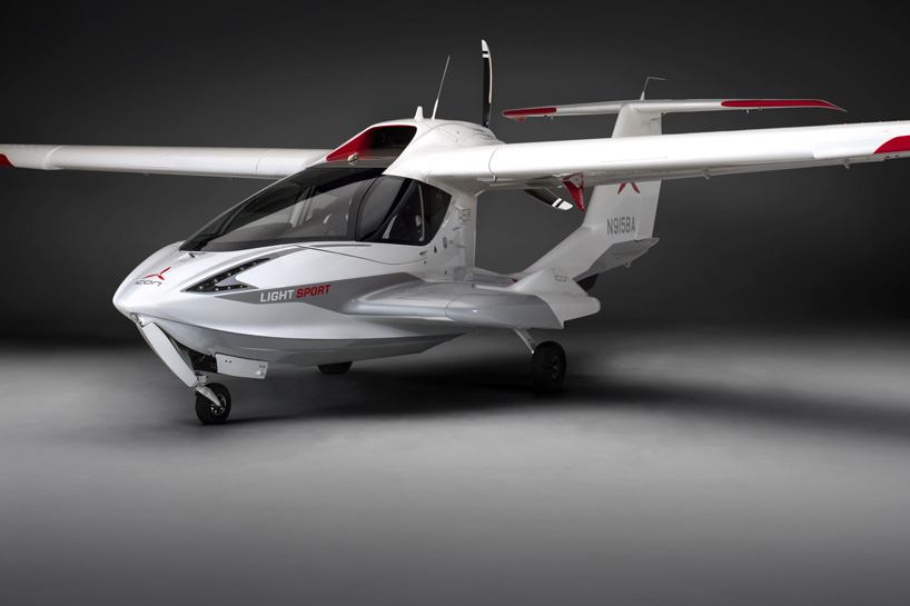 ICON A5 is an amphibious personal aircraft with folding wings