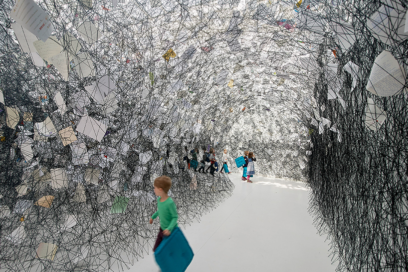 weaving new worlds: designboom speaks to chiharu shiota