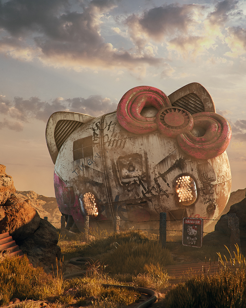 filip hodas pop culture dystopia depicts landscapes of 