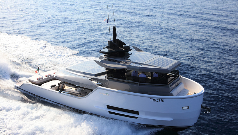 arcadia yachts sherpa is an award winning solar-powered boat