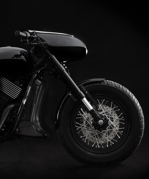 bandit9 dark side motorcycle blends the dark, dramatic and beautiful