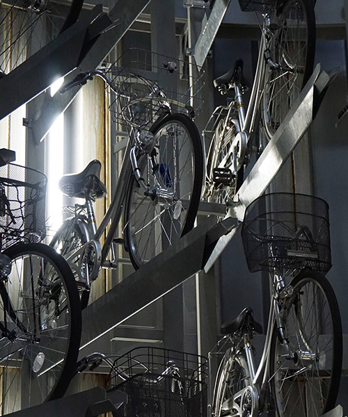 Eco Cycle An Automated Underground Parking For Bicycles In Japan