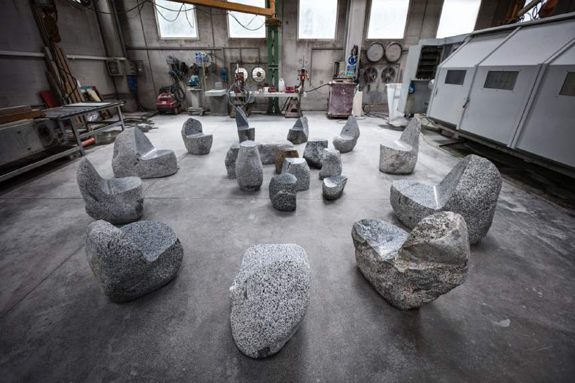 Max Lamb Sculpts Stone Boulders Series For Salon 94 Design