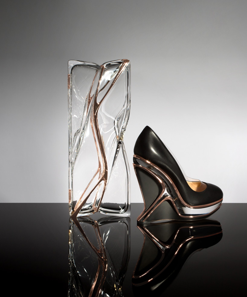 Zaha Hadid Charlotte Olympia Shoes Designboom 3 
