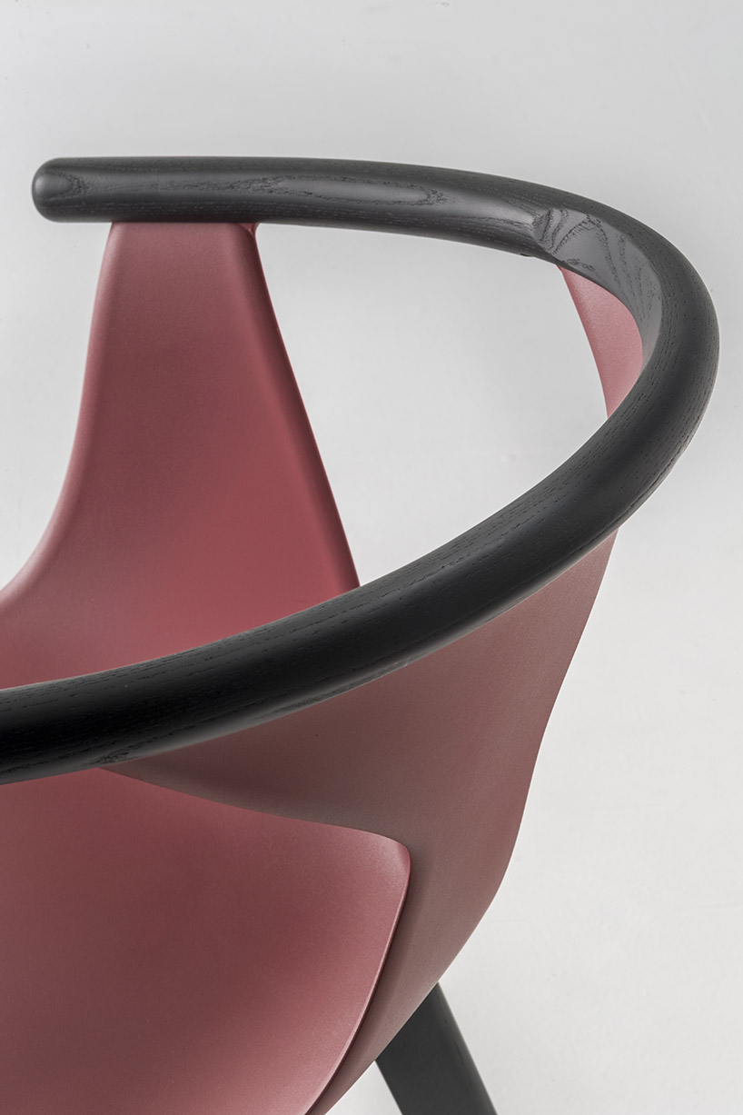 patrick norguet updates fox chair for pedrali with genuine leather