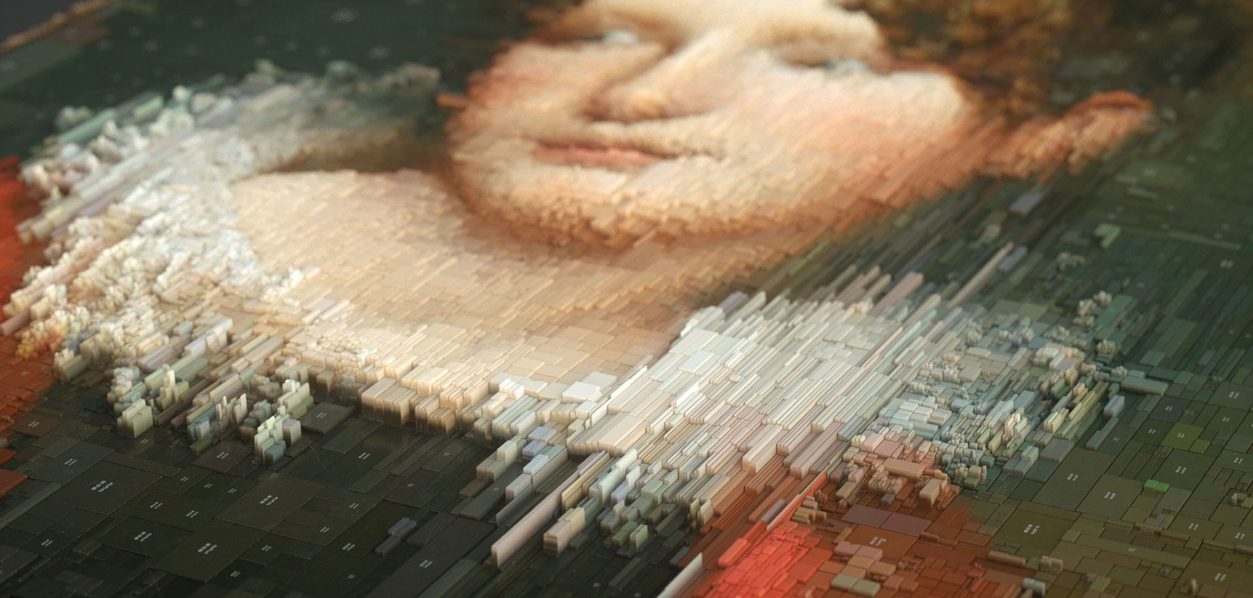 greek artist breathes new life into classic paintings with his RGB-subdivision algorithm